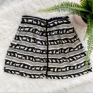 Urban Outiftter OU Cooperative cat skirt